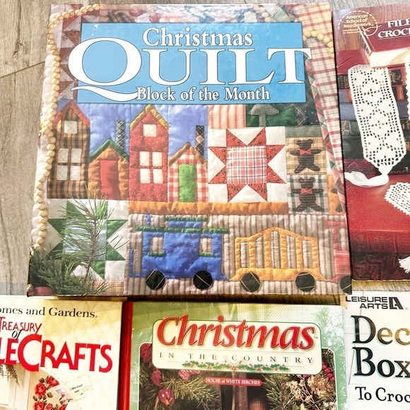 Quilt Needle Crafts Crochet Christmas Home Books DIY Guides Quilting - Picture 7 of 9
